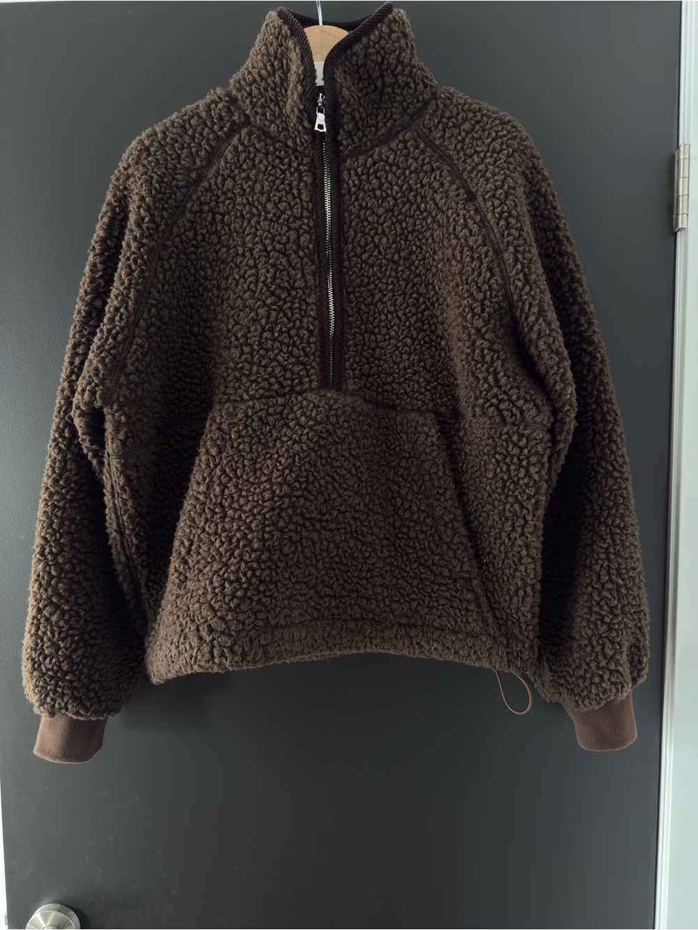 Daniel Simmons - Brown Wool Fleece Pullover size S